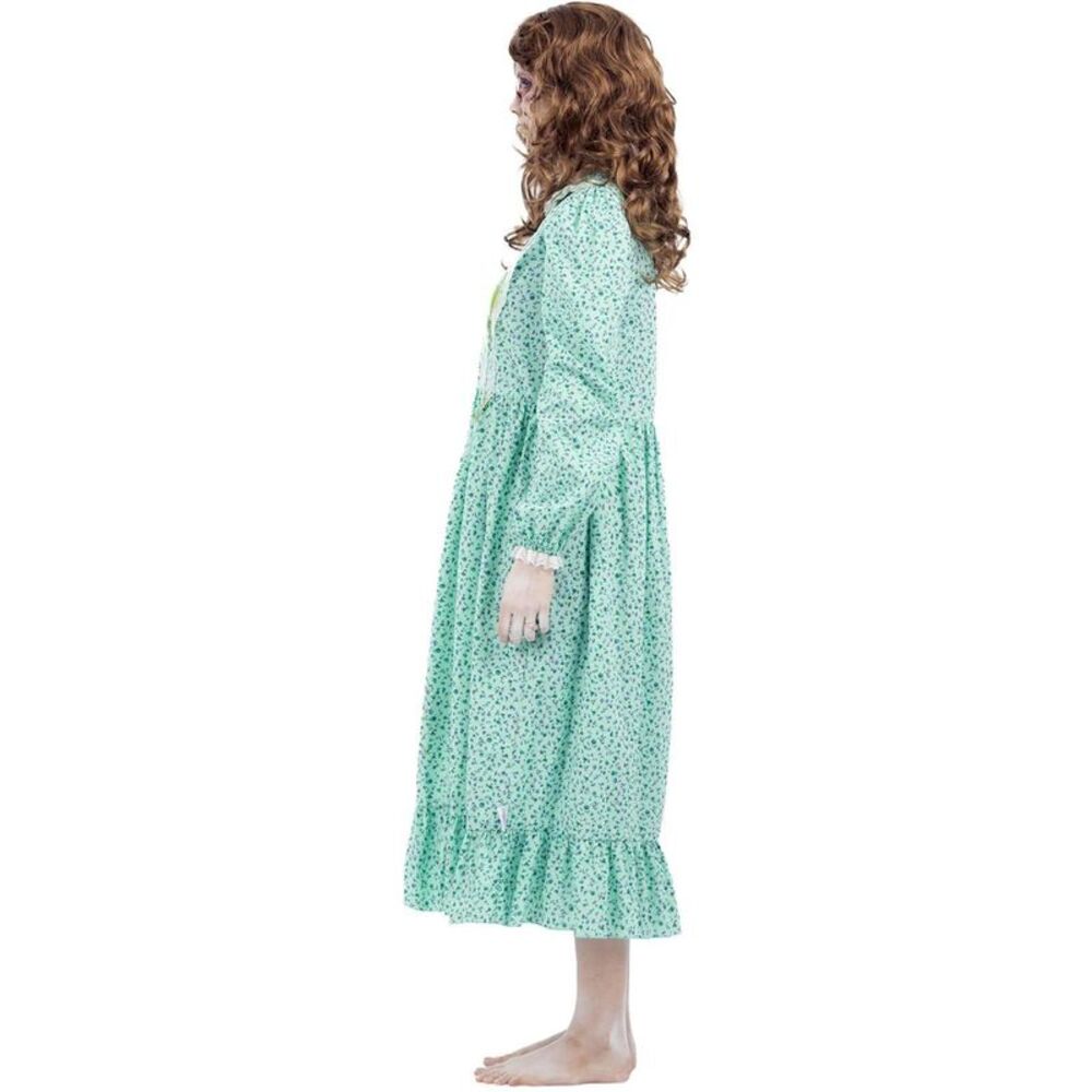 The Exorcist Womens/Ladies Regan Costume Dress / Blue/Green - Picture 4 of 5